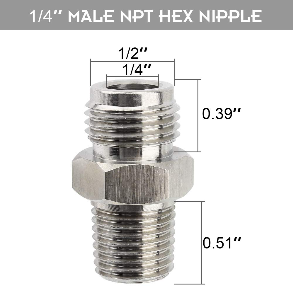 Amazon.com: OneBom Ball Lock Post with Poppets, 1/4'' Male NPT Hex